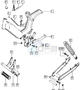 CLASSIC_25-45kmh_K2-K6 50 K2-K6 drawing Frame