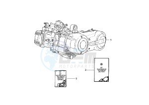 Beverly 500 drawing Engine