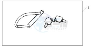 CB1000R9 Europe Direct - (ED) drawing U-LOCK