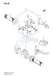 RM-Z450 EU drawing HANDLE LEVER