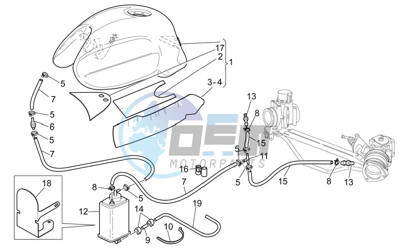 Fuel vapour recover system