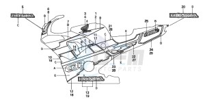 CBR600F drawing STRIPE (CBR600F2P)