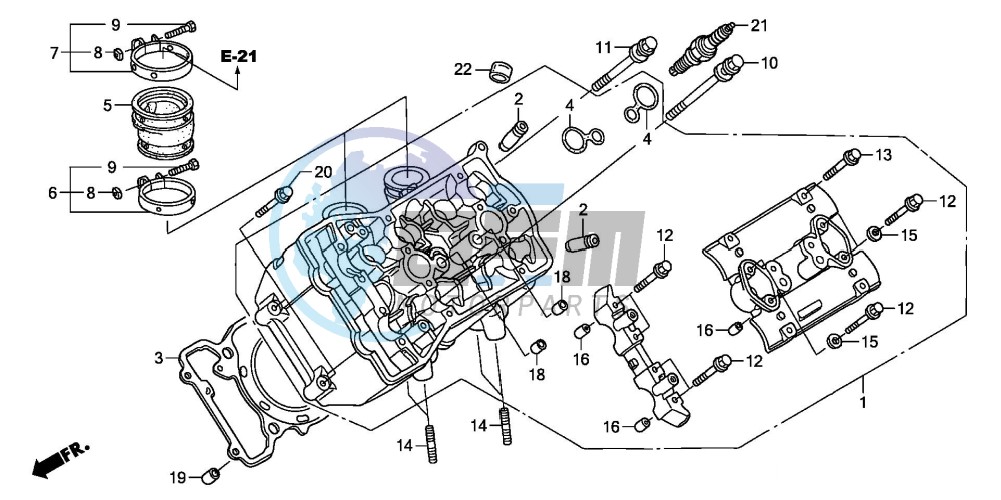 LEFT CYLINDER HEAD