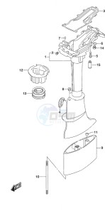 DF 6A drawing Drive Shaft Housing