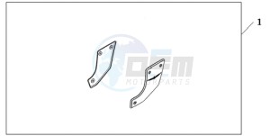 GL18009 France - (F / CMF) drawing CH SWINGARM PIVOT