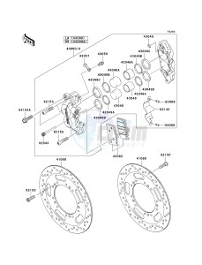 VN 1700 A [VULCAN 1700 VOYAGER] (9FA) A9FA drawing FRONT BRAKE