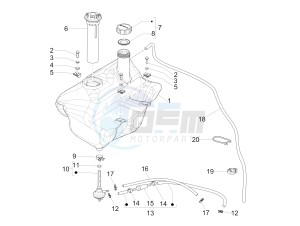 LX 50 4T-4V USA drawing Fuel Tank