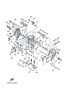 F25AES drawing FRONT-FAIRING-BRACKET