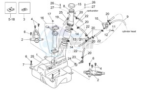 Mojito 50 Custom eng. Piaggio drawing Fuel Tank