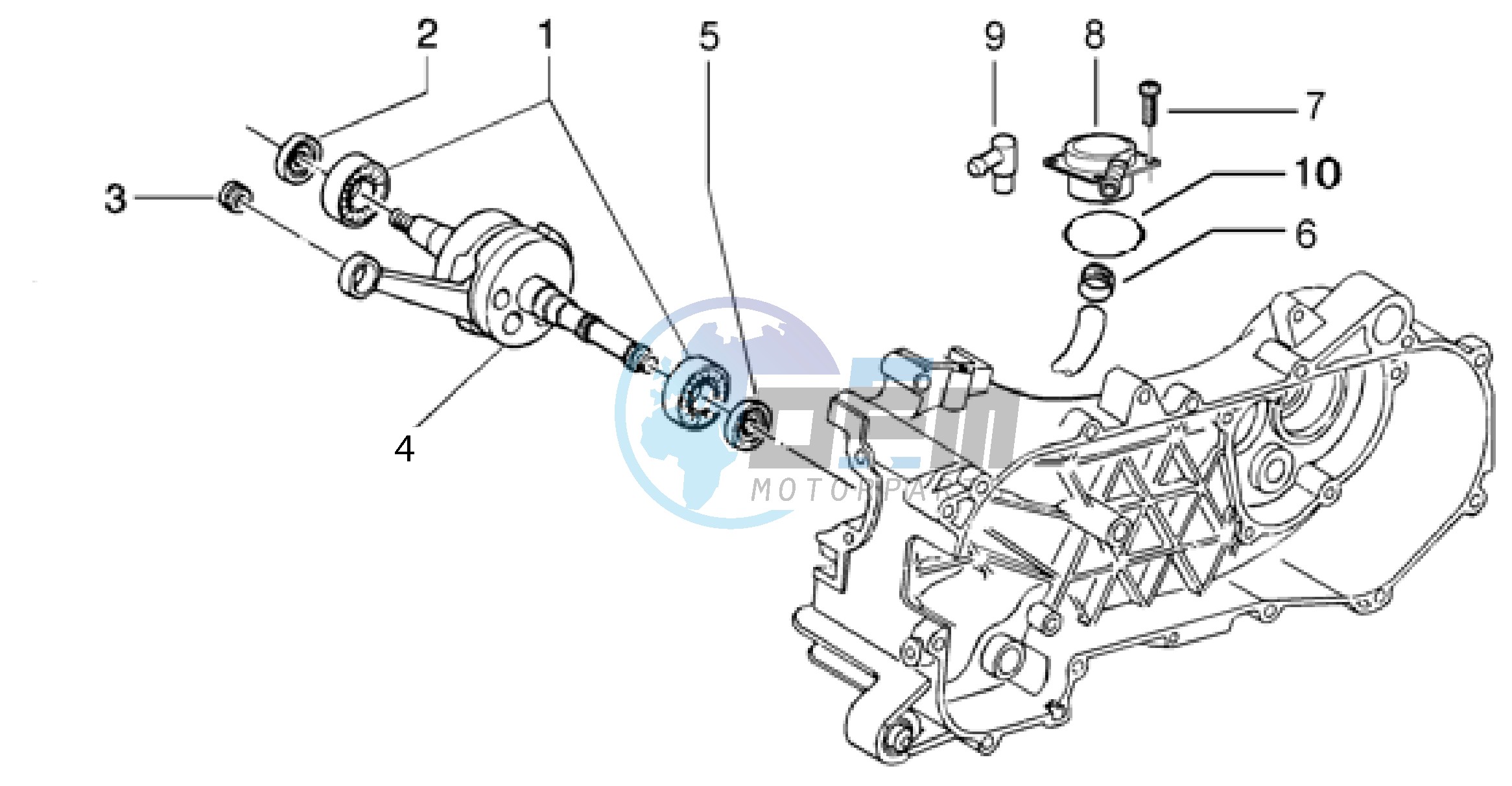 Crankshaft - Air compressor