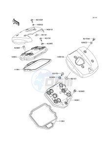 VN 900 D[VULCAN 900 CLASSIC LT] (6F-9F) D8F drawing CYLINDER HEAD COVER