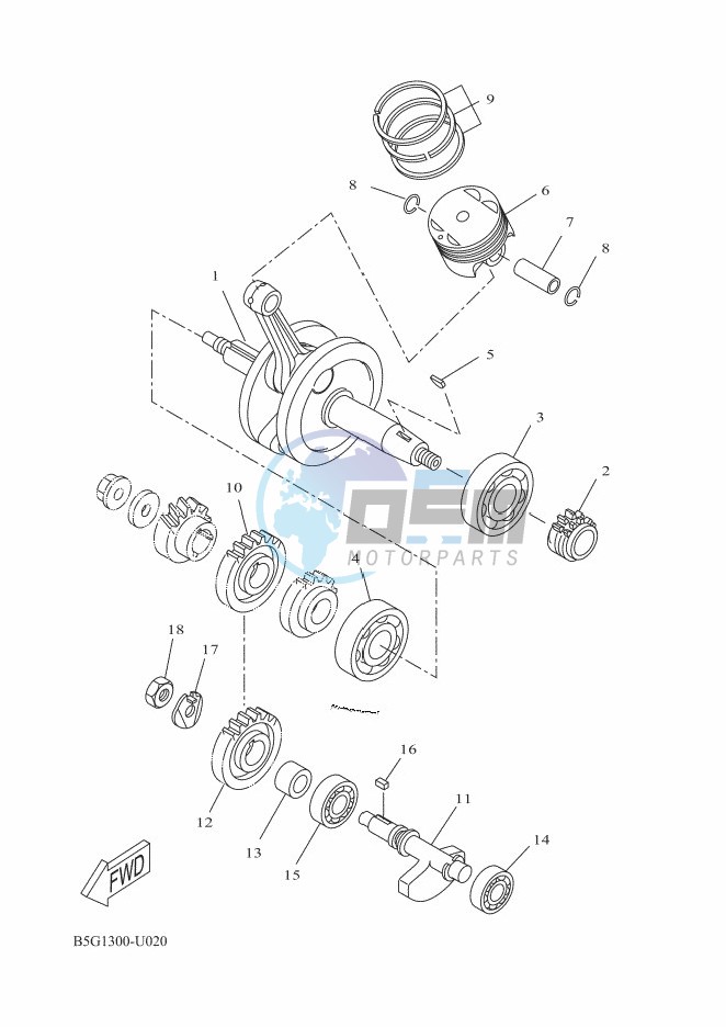 CRANKSHAFT & PISTON