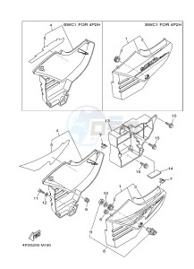 YBR125E (4P2G 4P2H 4P2J) drawing SIDE COVER