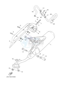 YN50FU NEO'S 4 (2AC9 2AC9 2AC9) drawing EXHAUST