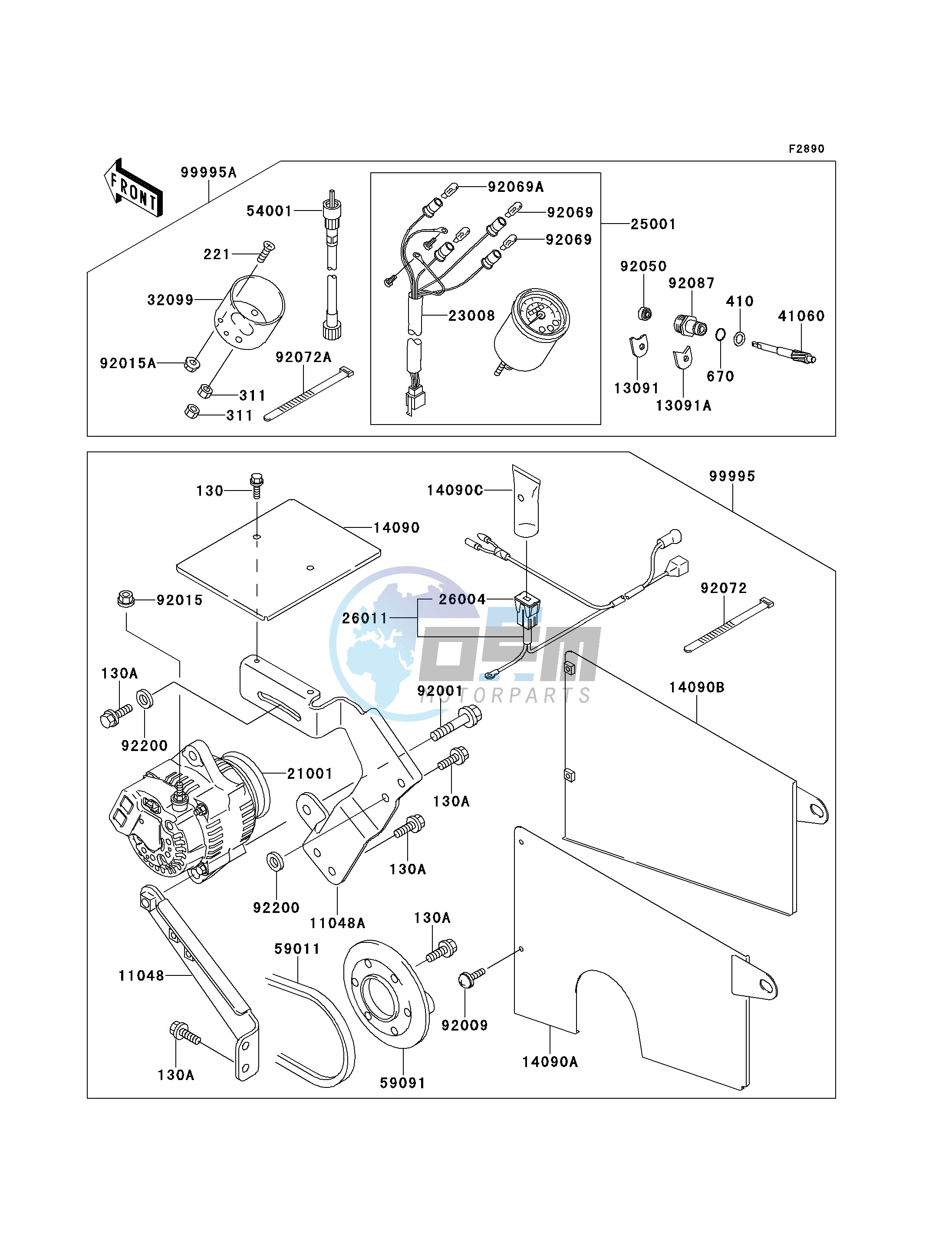 OPTIONAL PARTS-- GENERATOR&METER- -