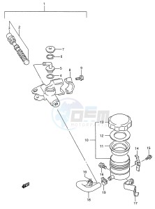 GSX-R750W (E28) drawing FRONT MASTER CYLINDER