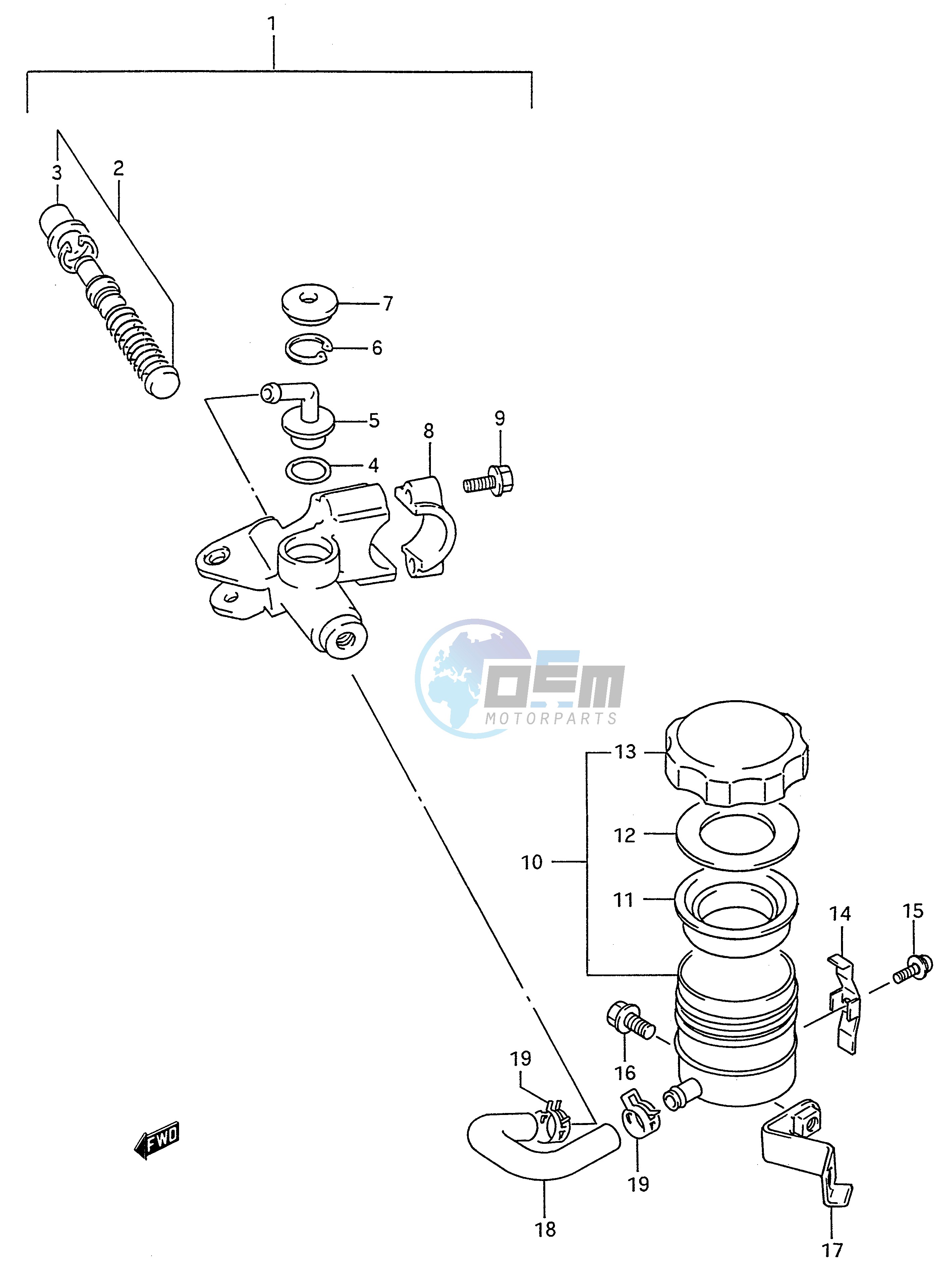 FRONT MASTER CYLINDER