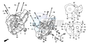 NT700VA drawing CRANKCASE