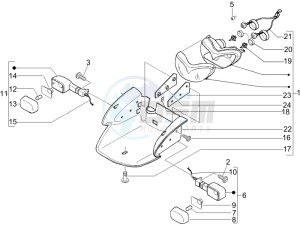 DNA 50 drawing Head lamp - Turn signal lamps