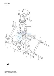 GSX1300BK (E2) drawing REAR CUSHION LEVER