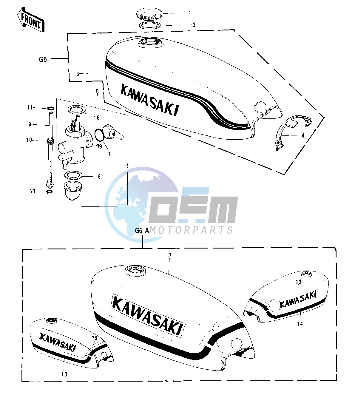 FUEL TANK -- 72-73 G5-A- -