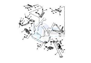 DT X 125 drawing STAND- FOOTREST