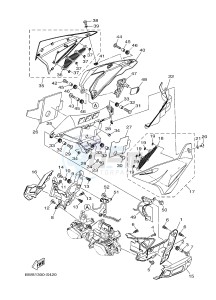 MTN-1000D MT-10 SP MT-10 SP (BW84) drawing COWLING 3