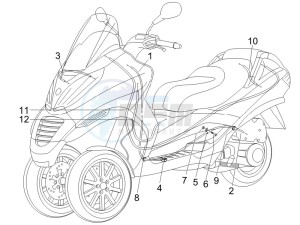 MP3 250 (USA) USA drawing Transmissions