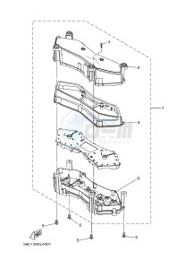 XP500 TMAX T-MAX 530 (2PW1) drawing METER