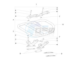 946 ARMANI 125 4T 3V ABS E3 (EMEA, APAC) drawing Rear luggage rack