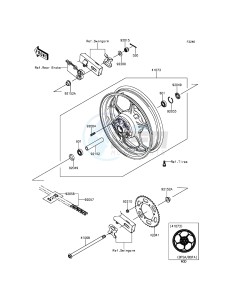 NINJA_250SL_ABS BX250BFS XX (EU ME A(FRICA) drawing Rear Hub