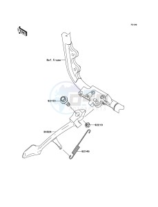 VN2000 CLASSIC VN2000H8F GB XX (EU ME A(FRICA) drawing Stand(s)