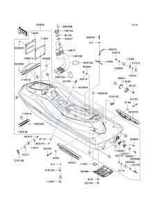 JT 1500 G [ULTRA LX] (G9F) G9F drawing HULL