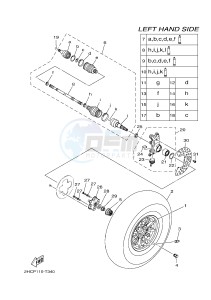 YXZ1000R YXZ10YEXJ YXZ1000R (B0FA) drawing FRONT WHEEL