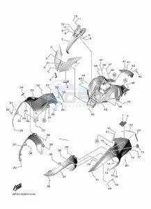 NIKEN GT MXT890D (BFD1) drawing COWLING 2