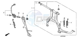 CB13009 BR / MME - (BR / MME) drawing STAND