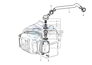 Liberty 125-150 drawing Oil drain valve