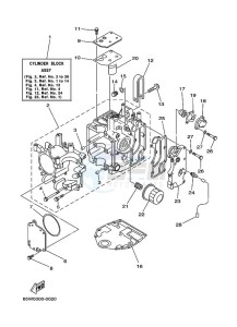 F25A drawing CYLINDER--CRANKCASE