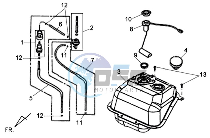 FUEL TANK - FUEL CUT