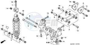 VFR8009 Europe Direct - (ED / MME TWO) drawing REAR CUSHION (VFR800)