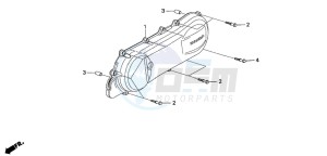 SZX50X X8R-X drawing LEFT CRANKCASE COVER