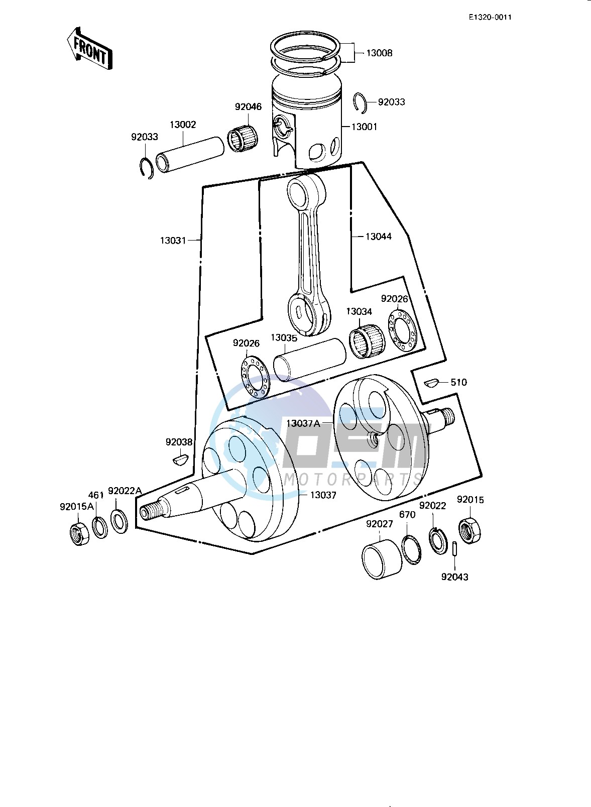 CRANKSHAFT_PISTON -- 82-83 KE175-D4_D5- -