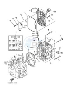 FT9-9GEL drawing CYLINDER--CRANKCASE-2