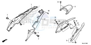 NC750SAF NC750S 4ED - (4ED) drawing SEAT COWL