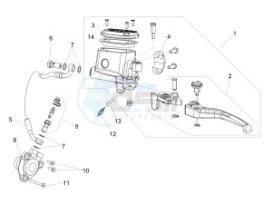 DORSODURO 900 E4 ABS (NAFTA) drawing Clutch control