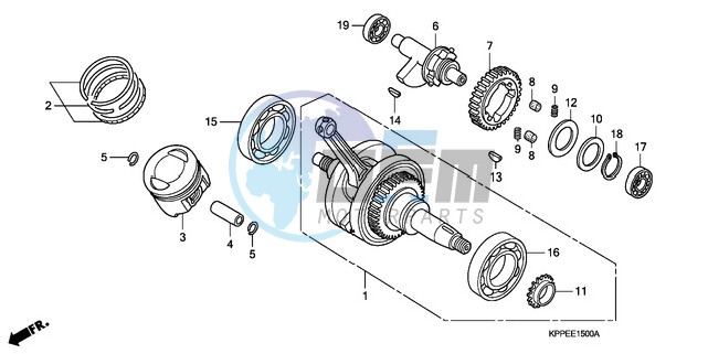 CRANK SHAFT/PISTON