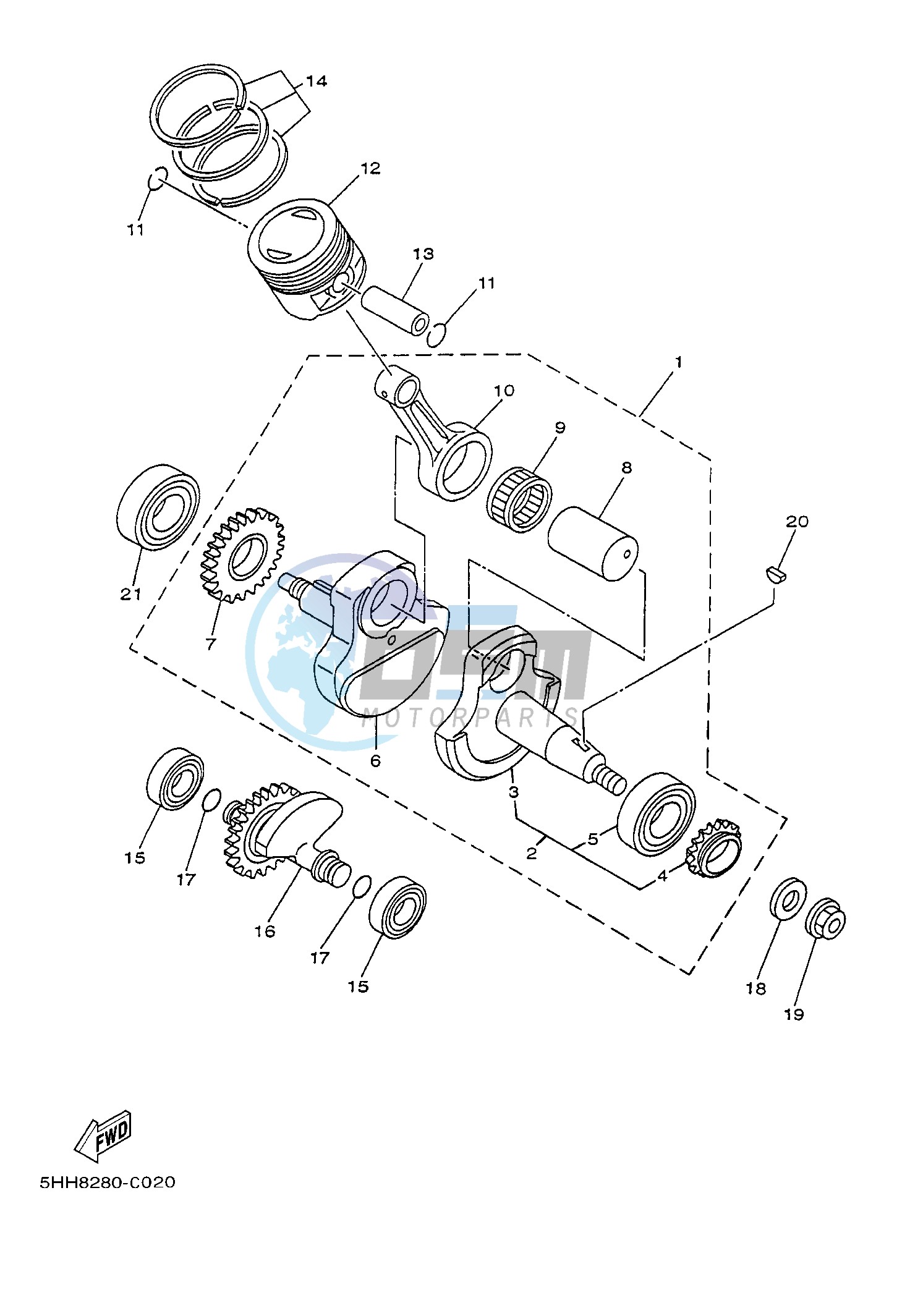 CRANKSHAFT & PISTON