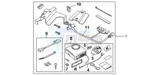 CBF600NA9 Europe Direct - (ED / ABS 25K) drawing AVERTO ALARM KIT