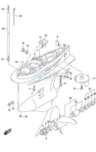 DF 200A drawing Gear Case (C/R)