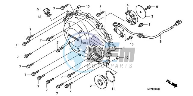 RIGHT CRANKCASE COVER